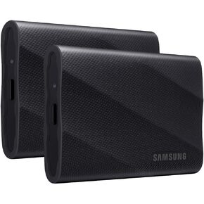 SAMSUNG MU-PG2T0B T9 2TB Portable SSD, USB 3.2 Gen 2x2, Black (2-Pack)
