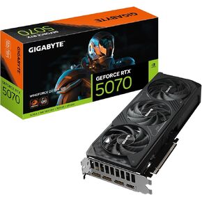 GIGABYTE GeForce RTX 5070 WINDFORCE OC SFF 12G Graphics Card - 16 GB GDDR7, 256 Bits, PCI-E 5.0, 2542 MHz Core Clock, 3 x DP 2.1a, 1 x HDMI 2.1b, NVIDIA DLSS 4, GV-N5070WF3OC-12GD
