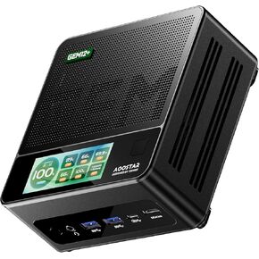 GEM12 + AMD R7 PRO 8845HS Mini PC, NO RAM/SSD/OS Mini Gaming PC with OCULINK/ 2*USB4/HDMI2.1/1 xDP 1.4, 2X 2.5G LAN,2*M.2 Slots