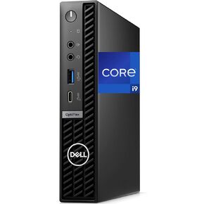 Dell OptiPlex 7020 Plus Micro Computer, Intel Core i9-12900K, 64GB RAM, 2TB NVMe SSD, USB Type-C, Built in WiFi, 3-Display Ports, Bluetooth, Windows 11 Pro, Black 7000 Desktop
