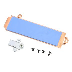 EVGATSAUTO M.2 2280 SSD Heatsink Cover, Aluminum Alloy Hard Thermal Pad with Bracket for M15 R5 R6 G15 5510 5511, Precision Crafted, Fast & Stable Performance, Longlasting,