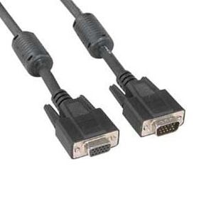 (Single Pack 75Ft SVGA Male to Female Cable w/Ferrite Core - 75 Feet