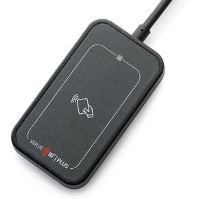 rf IDEAS RDR-80032BKU-V2 Wave ID Plus Mini V3 ICLASS ID/SE/SEOS Black USB Reader (Replacement for RDR-80082AKU)
