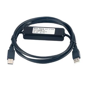 CA3-USBCB-01 Suitable for PRO-FACE GP3000 ST3000 LT3000 AGP3301 Touch Panel HMI USB Port Communication Programming Cable(Black)