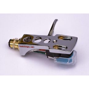 Mirror Chrome plated Headshell, mount with cartridge and stylus, needle for Stanton T 50, T 52, T 55 usb, T 60, T 62, T 80, T 92, T92 usb, T 120, ST 100, ST 150, MADE IN ENGLAND