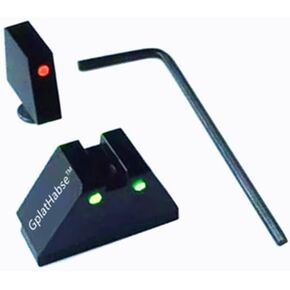 Increase Height Metal Fiber Optic Front and Rear Sight Base for Taurus G3C, G3, G3X, G3XL, GX4, G3 Toro,New G3,(Not fit Original G3)
