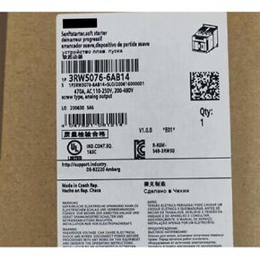 1pcs New 3RW5076-6AB14 Sealed in Box 3RW50766AB14 Expedited 3RW5076-6AB14 with Warranty