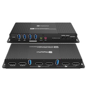 Kvm Switch Displayport EDID 2 Monitors 2 Computers 4K 144Hz Hotkey Switching kvm Switches Dual Monitor dp 1.4 1440P 144Hz 165Hz 240hz Dual Monitor dp Edid Hotkey Switching