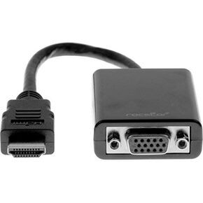 ROCSTOR 6FT HDMI to VGA Adapter M/F BLK / Y10C120-B1 /