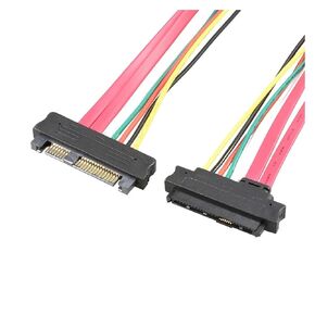 S-AS HardDisk Drive SFF-8482 S-AS Cable 29Pin Male to Female Extension Cable M/F 50cm