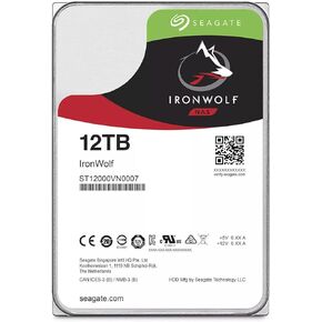 Seagate IronWolf ST12000VN0007 12 TB 3.5 Internal Hard Drive - SATA - 7200rpm - 256 MB Buffer