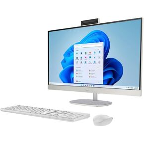 HP 27" FHD Touchscreen Business All-in-One Desktop Computer, with Lifetime Office Pro, Intel 12-core Ultra 7 155U (Beats i7-1355U), 32 GB DDR5, 1 TB SSD, Wireless KB & Mouse, Wi-Fi 6, Windows 11 Pro
