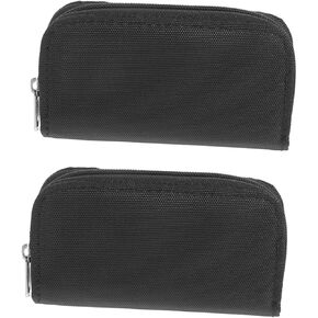 2pcs Memory Card Case Slot Organizer with Transparent Slots for Quick Access Compact Storage for Photographers Tech Enthusiasts Reliable Protection for Memory Cards