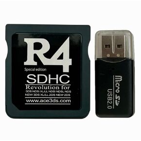 R4 SDHC Wood firmware Works on DS DSI 2DS 3DS DSIXL NEW 2DSXL NEW 3DSXL