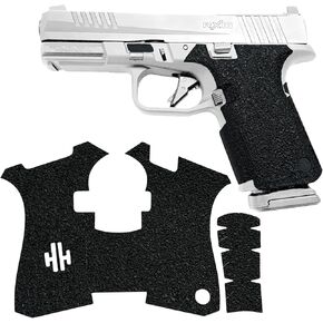 GealitGrips Gun Grip Tape متوافق مع Ruger RXM ، شريط قبضة المسدس المطاط الأسود ، إدراج ، الملحقات ، مملوكة للمخضرم ، مصنوعة في الولايات المتحدة الأمريكية