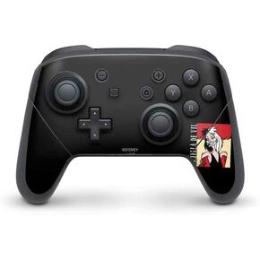 Skinit Decal Gaming Skin Compatible with Nintendo Switch Pro Controller - Officially Licensed Disney Cruella (2021) Animated Pattern Design