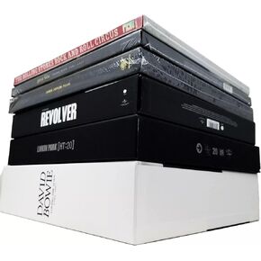 Sleevie Wonder Box Set Outer Sleeves Variety Pack (x6) 4mil Thick Plastic for 33rpm LP Vinyl Record Albums Poly Bag Boxset Sampler Mixture (+1 Free Dj Sticker)