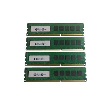 CMS 32GB (4X8GB) DDR3 10600 1333MHZ ECC Non Registered DIMM Memory Ram Upgrade Compatible with Dell® Poweredge T110 Ii 1333Mhz Ecc for Server Only - B88