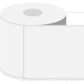 L LIKED 4 Rolls 4" x 6" Direct Blank Thermal Shipping Labels with 450 Labels/Roll - Compatible with Zebra 2844 ZP-450 ZP-500 ZP-505 (4 Rolls - 1800 Labels)