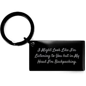 Backpacker's Best Friend Funny Backpacking Keychain Gifts from Friends for Men's Birthday