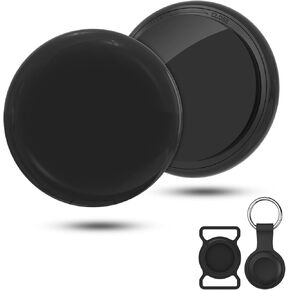 Air Tager Tracker متوافق مع Apple Find My ، My ، Bluetooth Keys Finder Locator مع صوت ، مكتشف العنصر الذكي ، علامات تحديد موقع للحيوانات الأليفة ، مع حامل السلسلة المفاتيح ، iOS فقط (ليس من أجل Android)