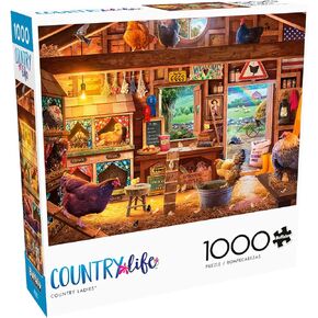 Buffalo Games - Country Ladies - 1000 Piece Jigsaw Puzzle for Adults Challenging Puzzle Perfect for Game Nights - 1000 Piece Finished Size is 26.75 x 19.75