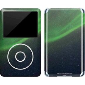 Skinit Decal MP3 Player Skin Compatible with iPod Classic (6th Gen) 80GB - Officially Licensed StockTrek Aurora Borealis Dances Above The Arctic Ocean Design