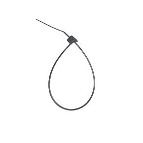 8-Inch Black Fuel Hose Zip Ties (100-Pack) – Radius Head Design for Leak-Free Fuel Line Clamping – 50lb Strength, Nylon 6/6, UV-Resistant Cable Ties for Automotive, Marine & Outdoor Use