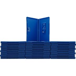 (25) Empty Standard Blue 10MM Replacement Boxes/Cases with Out Logo Compatible With Playstation Vita Games - VGBR10VIBL