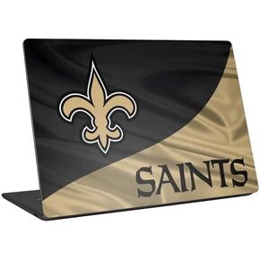 Skinit Laptop Decal Skin Compatible with Universal Laptop 17in (13.8 x 10in) - Officially Licensed NFL New Orleans Saints Design