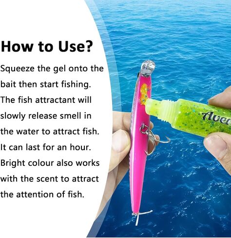 Fish Attractant Gel Luminous Green Fishing Lure Attraction Enhancer Scent for Bass, Crappie and Trout Attractant in Saudi Arabia