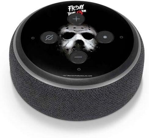 Skinit Decal Audio Skin Compatible with Amazon Echo Dot 3 - Officially Licensed Warner Bros Friday The 13th Jason Voorhees Design in Saudi Arabia