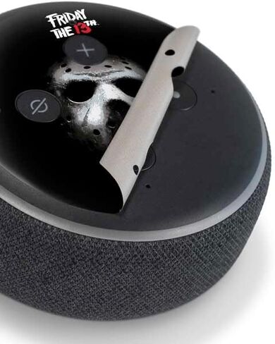 Skinit Decal Audio Skin Compatible with Amazon Echo Dot 3 - Officially Licensed Warner Bros Friday The 13th Jason Voorhees Design in Saudi Arabia