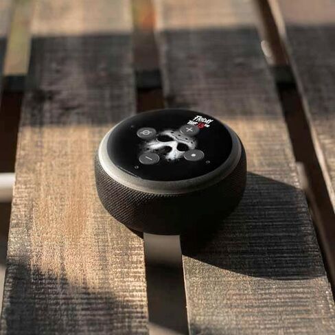 Skinit Decal Audio Skin Compatible with Amazon Echo Dot 3 - Officially Licensed Warner Bros Friday The 13th Jason Voorhees Design in Saudi Arabia