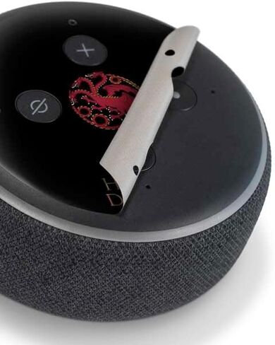 Skinit Skinit Audio Audio Skin متوافق مع Amazon Echo Dot 3 - HBO House المرخص رسميًا من Dragon Red Tararyen Sigil Design in Kuwait