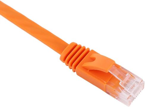 Keenso RJ45 Flat LAN Cable with Enhanced Performance for Gigabit Ethernet 1000Mbps, 2m, AntiInterference, for Field Use (#7) in Saudi Arabia