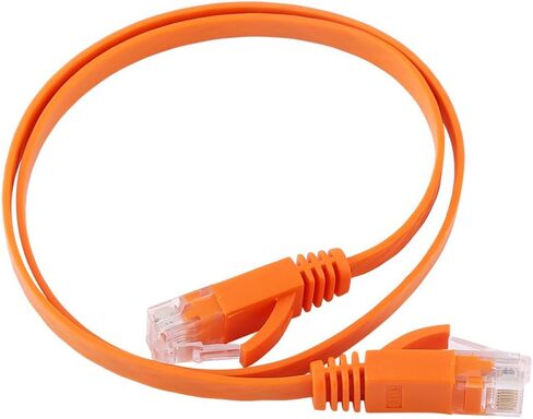 Keenso RJ45 Flat LAN Cable with Enhanced Performance for Gigabit Ethernet 1000Mbps, 2m, AntiInterference, for Field Use (#7) in Saudi Arabia