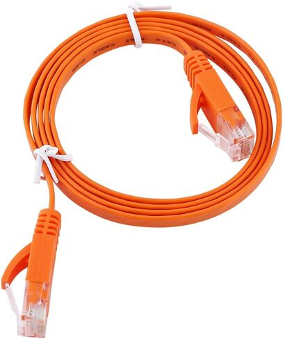 Keenso RJ45 Flat LAN Cable with Enhanced Performance for Gigabit Ethernet 1000Mbps, 2m, AntiInterference, for Field Use (#7) in Saudi Arabia