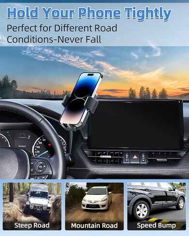 جبل هاتف السيارة لـ Honda HR-V 2023 2024 2025 الملحقات/CR-V 2023 2024 2025 الملحقات 7/9 بوصة شاشة 360 درجة مئوية مهلك 15W حامل الشاحن اللاسلكي السريع لا يؤثر in Kuwait