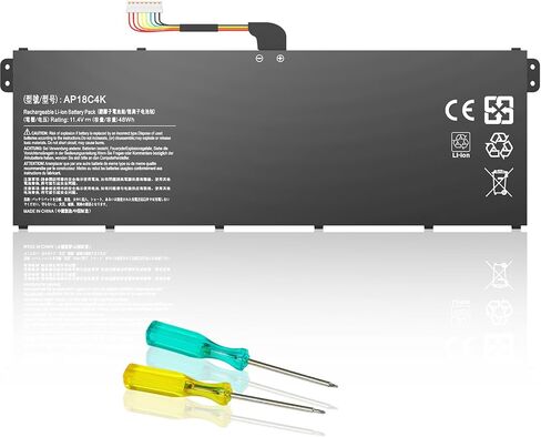 AP18C4K Laptop Battery Compatible with Aspire 5 A515-43 A515-43G A515-44 A515-44G Spin 3 SP314-54N SP314-54N-54XS A515-43G-R05T A515-43G-R1SJ A514-52G-521W A515-44G-R26L A515-43-R057 in Kuwait