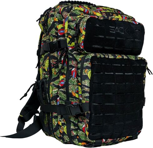 Combat Iron 25L All-Day Molle Backpack for Men & Women, Waterproof Tactical Daypack with Removable Front Pouch, Bug Out Bag for Travel, Hiking, Gym, and Everyday Carry in Kuwait