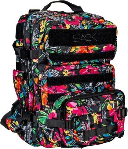 Combat Iron 25L All-Day Molle Backpack for Men & Women, Waterproof Tactical Daypack with Removable Front Pouch, Bug Out Bag for Travel, Hiking, Gym, and Everyday Carry in Kuwait