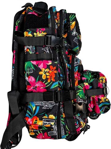 Combat Iron 25L All-Day Molle Backpack for Men & Women, Waterproof Tactical Daypack with Removable Front Pouch, Bug Out Bag for Travel, Hiking, Gym, and Everyday Carry in Kuwait