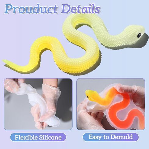 LET'S RESIN Resin Molds Silicone, 2 Pcs Animal Epoxy Resin molds with Realistic Frog and Lizard Shapes, 3D Lifelike Silicone Molds for Epoxy Resin, Wall Desktop, Cabinets Decor in Kuwait