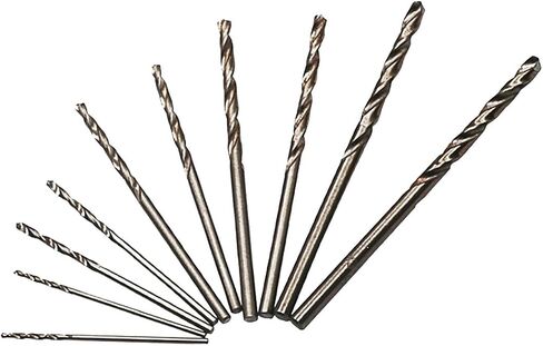 SPKLINE 10 قطع من الفولاذ عالي السرعة 1/8 بوصة مجموعة رؤوس مثقاب كوبالت 3.2 مم (1/8 بوصة) طول Jobber Twist M35 مثقاب معدني للفولاذ المقاوم للصدأ ومجموعة رؤوس مثقاب معدنية صلبة in Kuwait