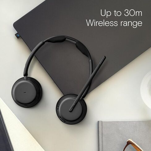 EPOS Impact 1060 ANC Professional Bluetooth Headset for PC - Double-Sided, Premium Noise-Canceling Mic, AI, Intuitive Controls, Super Wideband Audio, Ideal for Focused Work in Noisy Office in Kuwait