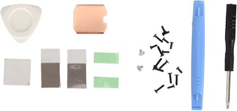 SSD Heathink Thermal Pad Copper Kit Therctive Padper Coor for Steam Deck and Rog All مع 0.5 مم من التبريد النحاسي 3 منصات السيليكون 2 أدوات تغيير الطور in Saudi Arabia