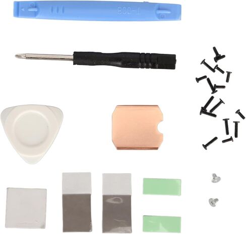 SSD Heathink Thermal Pad Copper Kit Therctive Padper Coor for Steam Deck and Rog All مع 0.5 مم من التبريد النحاسي 3 منصات السيليكون 2 أدوات تغيير الطور in Saudi Arabia