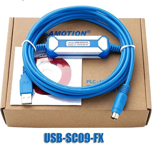 USB-SC09-FX Adapter Suitable for FX Series SC-09 Programming Cable FX0N FX1N FX2N FX0S FX1S FX3U FX3G(Gold Plated Type) in Saudi Arabia