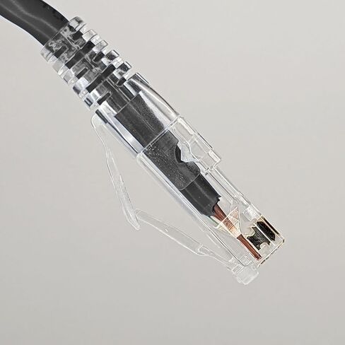 ICC CAT5E Ethernet تصحيح سلك مع تخفيف صافٍ لسلالة التمهيد ، RJ45 ، تقطعت بهم السبل ، 350 ميغاهيرتز ، UTP ، سلك النحاس العاري النقي ، 24 AWG ، كابل شبكة LAN ، أسود ، 7 أقدام ، 10 حزم in Kuwait